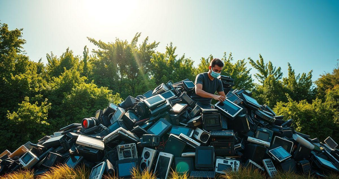 Destinação de resíduos eletrônicos: práticas sustentáveis para um futuro mais limpo